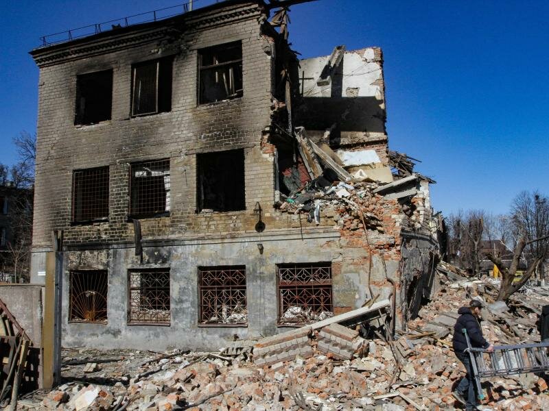 Wurde die Stadt Dnipro Opfer eines weiteren Raketenangriffs?. Foto: -/Ukrinform/dpa