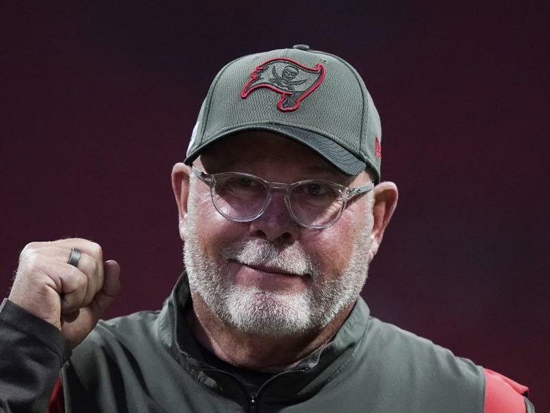 Aufhören, wenn's am schönsten ist: Buccaneers-Cheftrainer Bruce Arians tritt zurück. Foto: Brynn Anderson/AP/dpa
