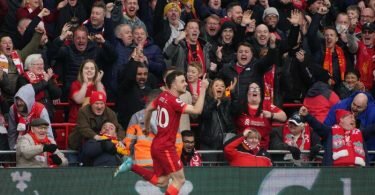 Diogo Jota brachte Liverpool gegen Watford in Führung. Foto: Peter Byrne/PA Wire/dpa