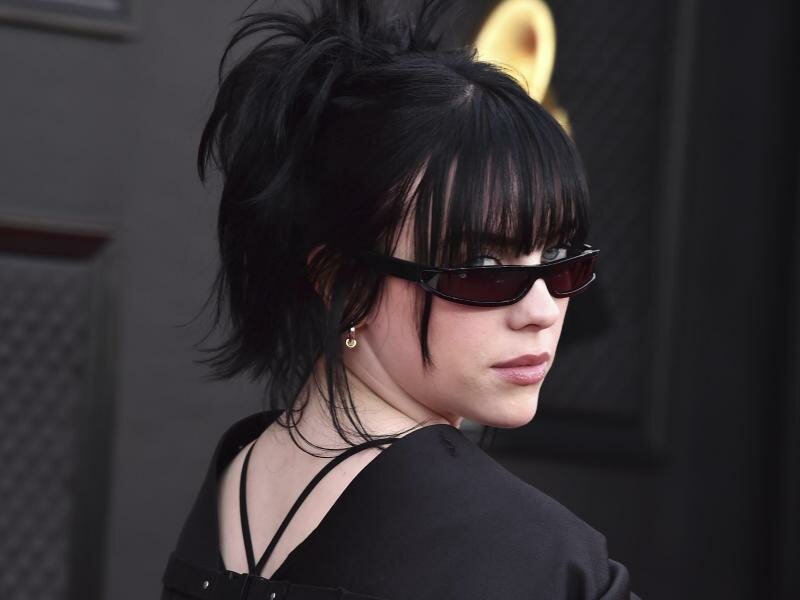 Ganz cool:&nbsp;Sängerin Billie Eilish bei der 64. Grammy-Verleihung. Foto: Jordan Strauss/Invision/AP/dpa
