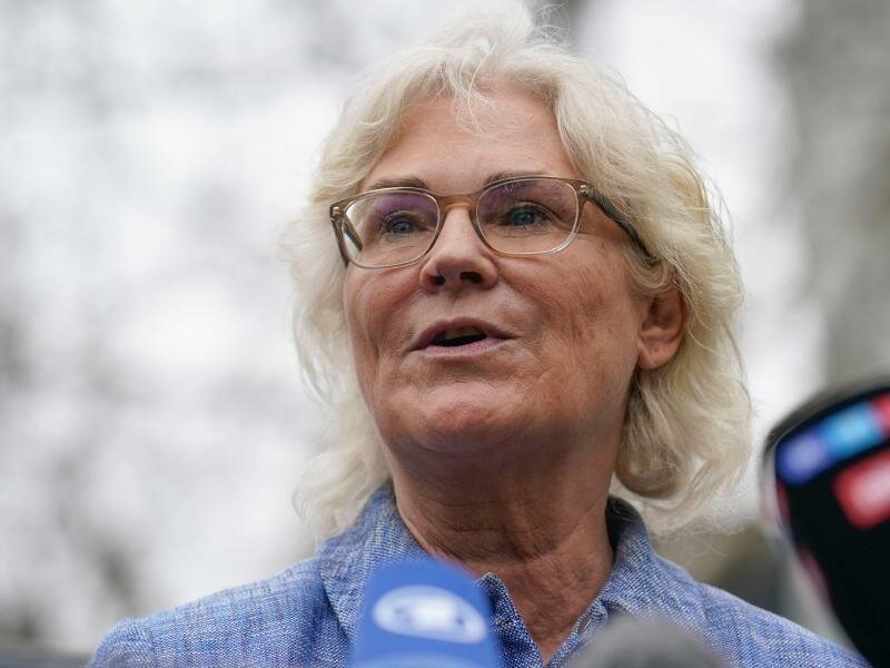 In der Kritik: Bundesverteidigungsministerin Christine Lambrecht (SPD). Foto: Seth Wenig/AP/dpa