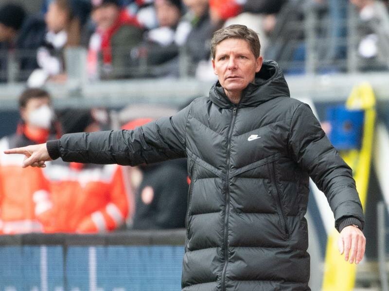 Eintracht-Coach Oliver Glasner ist das erste Mal in einem europäischen Viertelfinale. Foto: Sebastian Gollnow/dpa