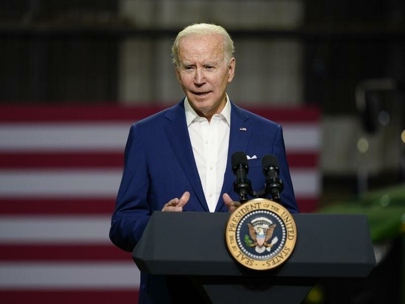 US-Präsident Joe Biden spricht im Zusammenhang mit dem Krieg in der Ukraine von «Völkermord». Foto: Carolyn Kaster/AP/dpa