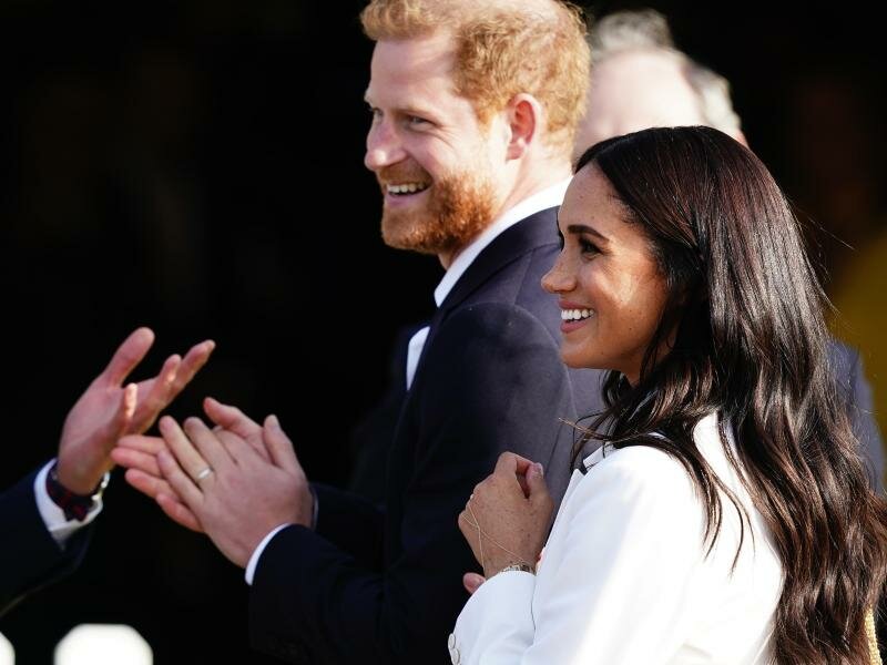 Prinz Harry und Herzogin Meghan in Den Haag, wo sie die Invictus Games besuchen. Foto: Aaron Chown/PA Wire/dpa