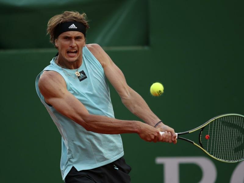 Schied in Monte Carlo aus: Alexander Zverev. Foto: Daniel Cole/AP/dpa