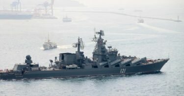 Der russische Lenkwaffenkreuzer «Moskwa» war am Mittwoch gesunken. Foto: picture alliance / dpa