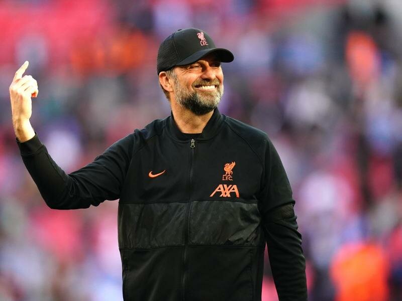 Hat mit Liverpool noch die Chance auf vier Titel: Jürgen Klopp. Foto: Adam Davy/PA Wire/dpa