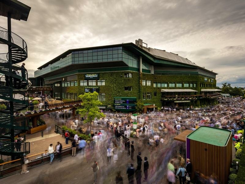 Übereinstimmenden Medienberichten zufolge sollen dieses Jahr in Wimbledon keine Tennisprofis aus Russland und Belarus zugelassen werden. Foto: Steven Paston/PA Wire/dpa