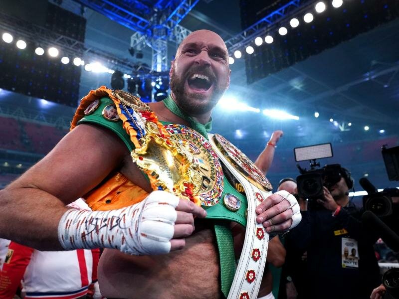 Weltmeister Tyson Fury bleibt auch im 33. Kampf seiner Karriere unbesiegt. Foto: Nick Potts/PA Wire/dpa