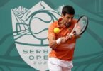 Hat bei seinem Heim-Turnier in Belgrad im Finale gegen den Russen Andrej Rubljow verloren: Novak Djokovic in Aktion. Foto: Darko Vojinovic/AP/dpa