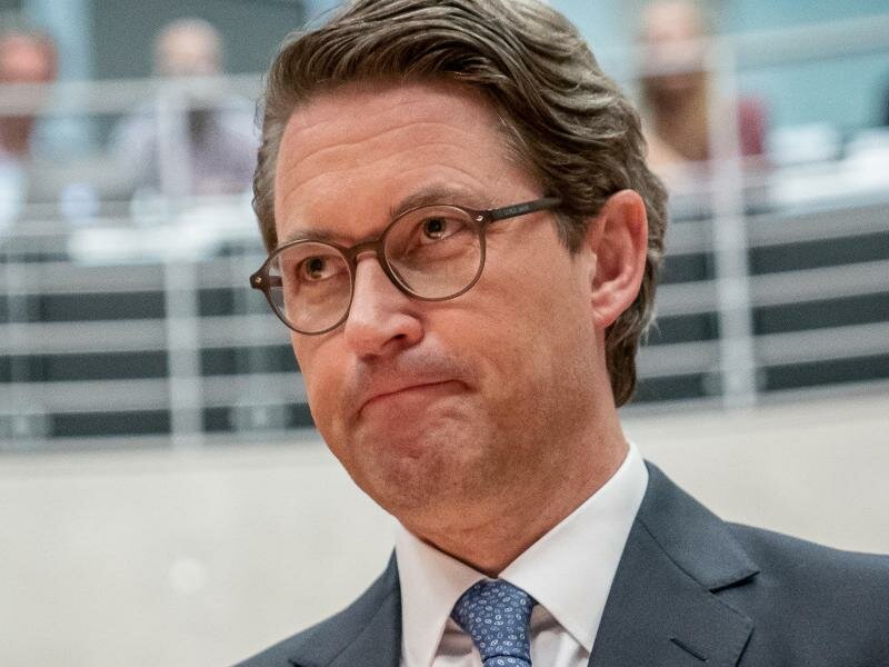 Andreas Scheuer im Oktober 2020 als Zeuge vor dem Maut-Untersuchungsausschuss des Bundestags. Foto: Michael Kappeler/dpa