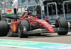 Ferrari-Pilot Charles Leclerc sicherte sich in Miami die Pole Position. Foto: Hasan Bratic/dpa