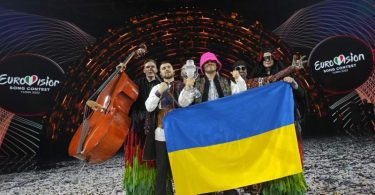 Das Kalush Orchestra aus der Ukraine gewann den diesjährigen Eurovision Song Contest. Foto: Luca Bruno/AP/dpa