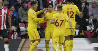 Liverpool rückt bis auf einen Punkt an Tabellenführer Manchester City heran. Foto: Frank Augstein/AP/dpa