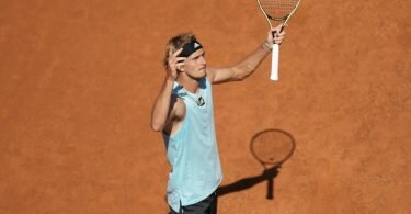 Tennis-Olympiasieger Alexander Zverev wartet immer noch auf seinen ersten Titel bei einem Grand-Slam-Turnier. Foto: Alessandra Tarantino/AP/dpa