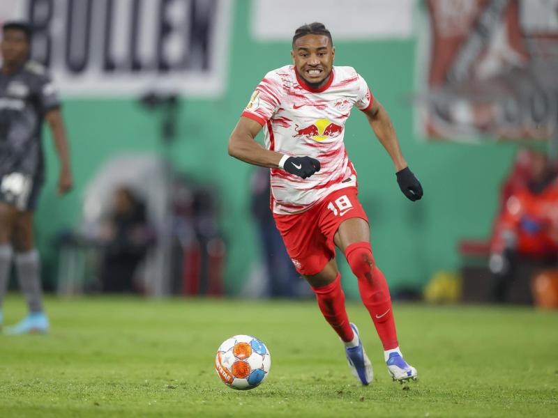 Leipzigs Christopher Nkunku wurde in der Bundesliga zum «Spieler der Saison» gewählt. Foto: Jan Woitas/dpa