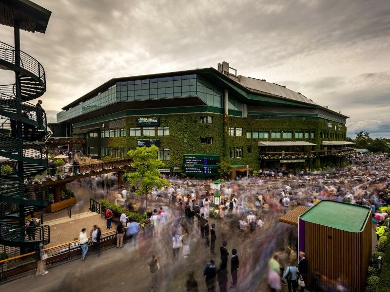 In Wimbledon werden beim Herren-Turnier in diesem Jahr keine Weltranglisten-Punkte vergeben. Foto: Steven Paston/PA Wire/dpa/Symbolbild