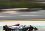 Lewis Hamilton und Mercedes zeigten sich beim Training in Spanien stark verbessert. Foto: Joan Monfort/AP/dpa