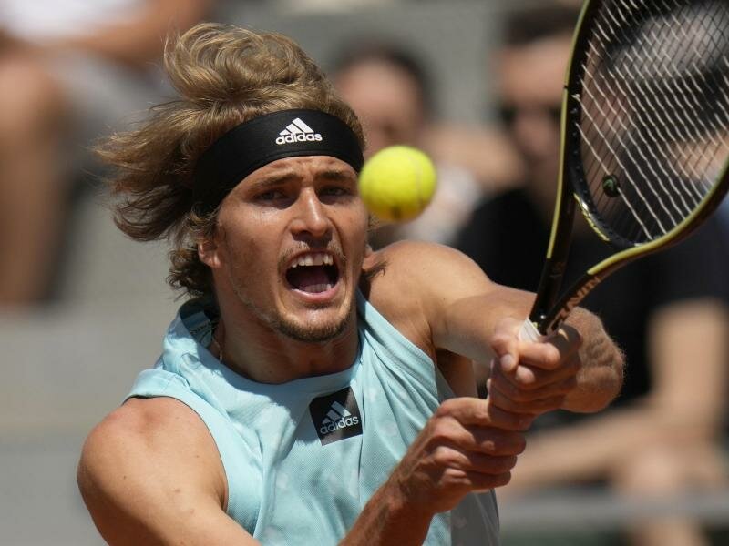 Alexander Zverev zeigt sich vor den French Open entspannt. Foto: Alessandra Tarantino/AP/dpa
