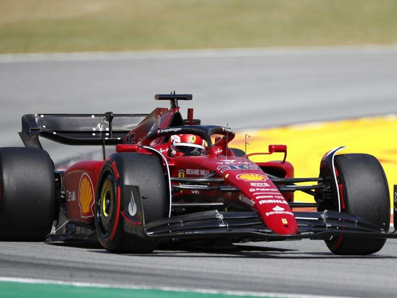 Startet beim Großen Preis von Spanien von der Pole Position: Charles Leclerc. Foto: Joan Monfort/AP/dpa