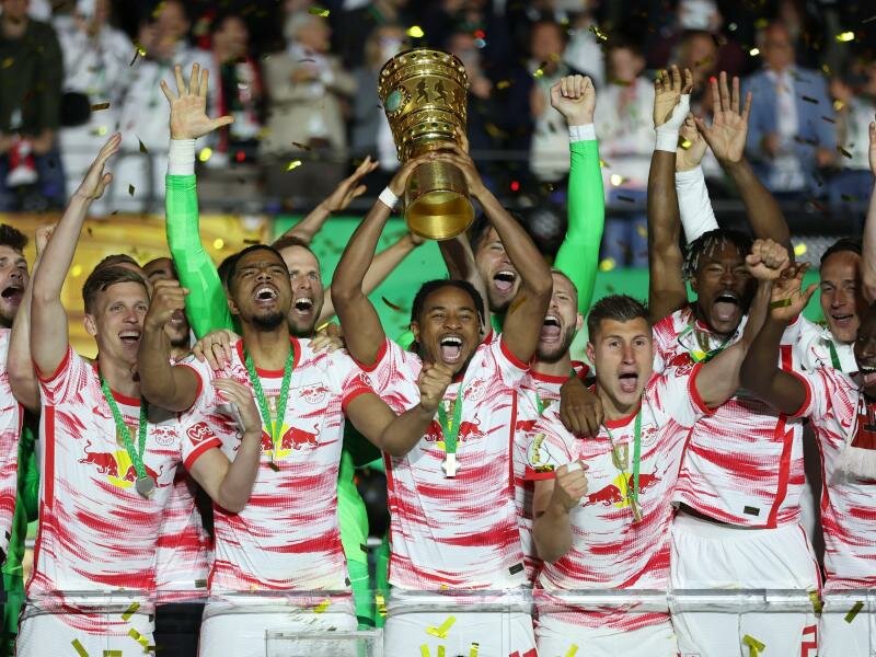 RB Leipzig ist DFB-Pokalsieger 2022. Foto: Tom Weller/dpa