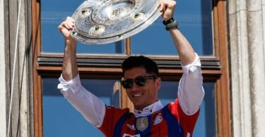 Steht beim FC Barcelona auf dem Wunschzettel: Robert Lewandowski. Foto: Matthias Balk/dpa