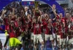 Der AC Mailand gewinnt die italienische Meisterschaft. Foto: Antonio Calanni/AP/dpa