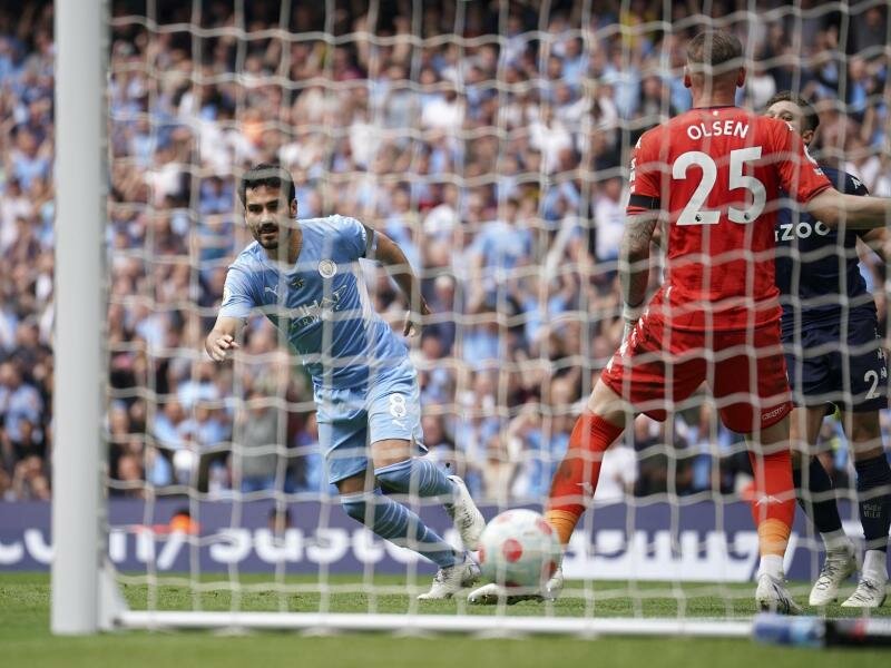 Joker Ilkay Gündogan traf zweimal innerhalb von 13 Minuten. Foto: Dave Thompson/AP/dpa