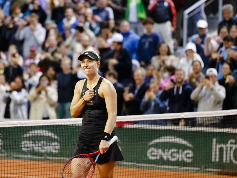 Angelique Kerber hat bei den French Open ihr Auftaktmatch gewonnen. Foto: Frank Molter/dpa