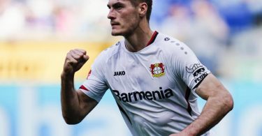Bayer Leverkusen verlängerte mit Torjäger Patrik Schick. Foto: Uwe Anspach/dpa