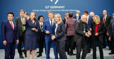 Die G7-Ministerinnen und -Minister für Klima, Energie und Umwelt beraten in Berlin. Foto: Kay Nietfeld/dpa