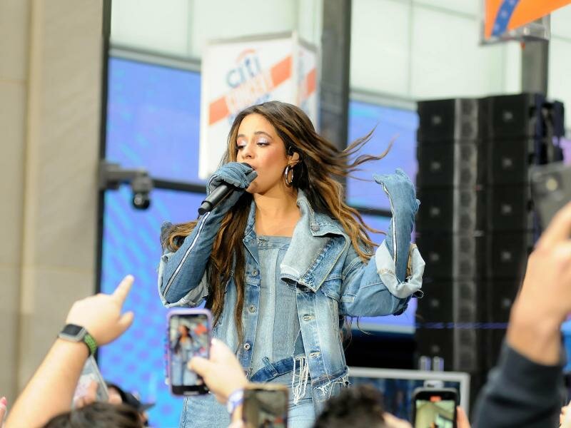 Popstar Camila Cabello war nach eigener Aussage noch nie bei einem Fußball-Spiel im&nbsp;Stadion. Foto: Efren Landaos/SOPA Images via ZUMA Press Wire/dpa