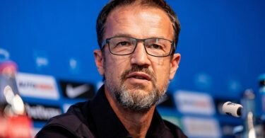 Hertha-Manager Fredi Bobic hat viel auf der Agenda. Foto: Jan-Philipp Burmann/Hertha BSC/dpa