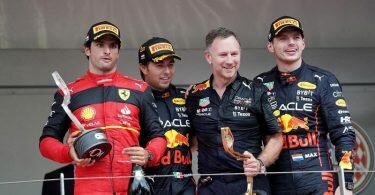 Ferrari-Pilot Carlos Sainz kann sich über Platz zwei in Monaco nicht wirklich freuen. Foto: Hasan Bratic/dpa