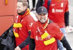 Jürgen Klopp, Trainer vom FC Liverpool, lobt seine Mannschaft trotz Niederlage in den höchsten Tönen. Foto: Martin Rickett/PA/AP/dpa