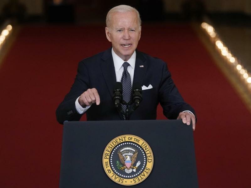 US-Präsident Joe Biden spricht im East Room des Weißen Hauses über die jüngsten Fälle von Waffengewalt. Foto: Evan Vucci/AP/dpa