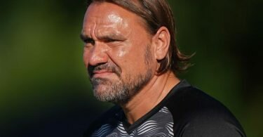 Kandidat für den Trainerposten bei Borussia Mönchengladbach: Daniel Farke. Foto: Joe Giddens/PA Wire/dpa