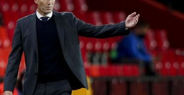 Ist als Trainer bei Paris Saint-Germain im Gespräch: Zinédine Zidane. Foto: Fermin Rodriguez/AP/dpa