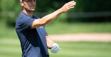 Golfprofi Martin Kaymer hat weiter mit einer Handgelenksverletzung zu kämpfen. Foto: Sven Hoppe/dpa