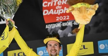 Sieger des 74. Critérium du Dauphine: Primoz Roglic. Foto: David Stockman/BELGA/dpa