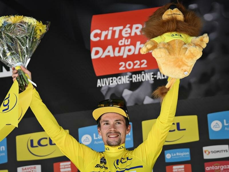 Sieger des 74. Critérium du Dauphine: Primoz Roglic. Foto: David Stockman/BELGA/dpa