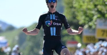 Konnte die zweite Etappe der Tour de Suisse gewinnen: Andreas Leknessund. Foto: Gian Ehrenzeller/KEYSTONE/dpa