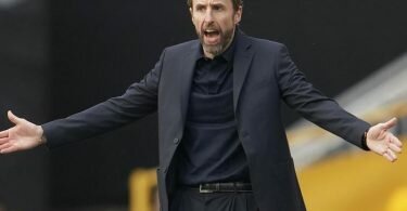 Englands Trainer Gareth Southgate steht nach der Heimpleite gegen Ungarn unter Druck. Foto: Jon Super/AP/dpa