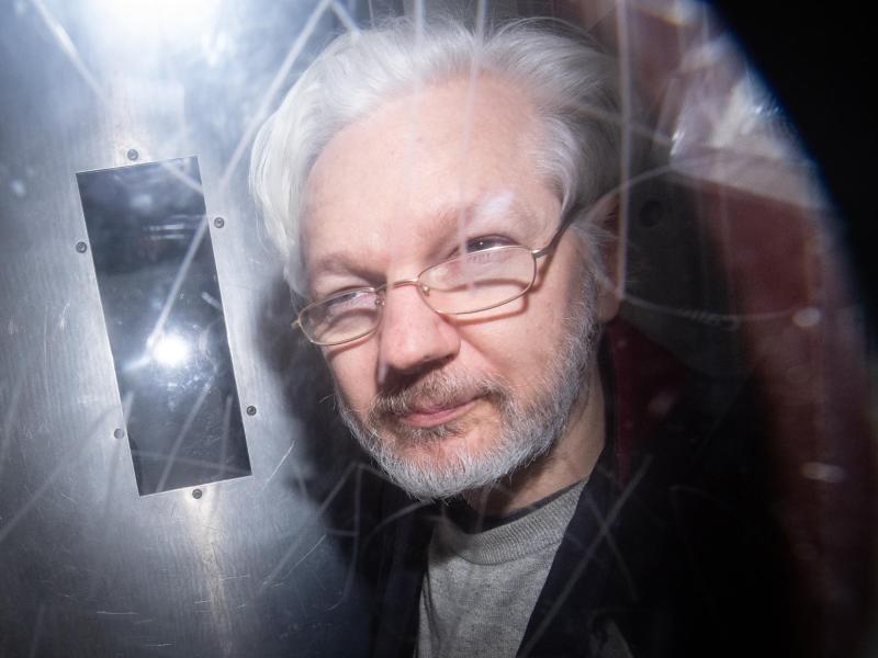 Wikileaks-Gründer Julian Assange wird wohl an die USA ausgeliefert werden. Foto: Dominic Lipinski/PA Wire/dpa