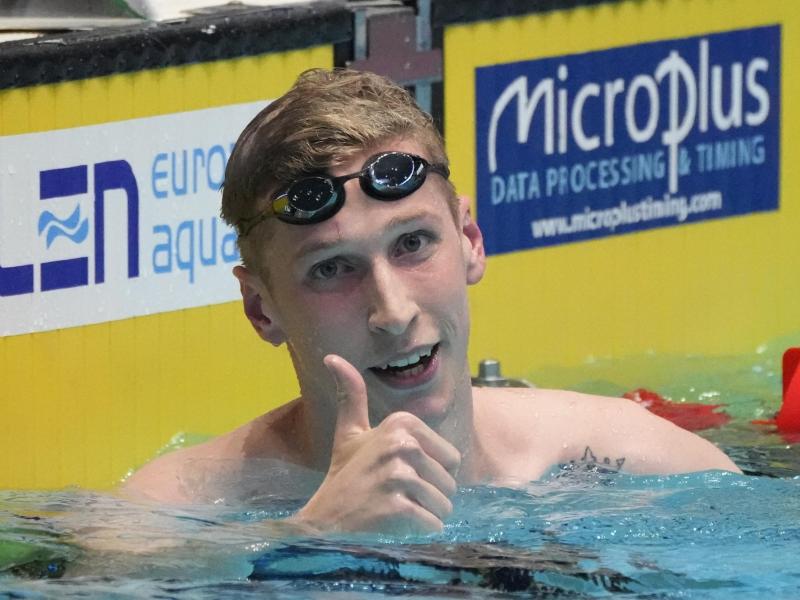 Der 24-Jährige Florian Wellbrock peilt bei der Schwimm-WM in Budapest über 800 Meter Freistil und 1500 Meter Freistil Erfolge an. Foto: Sergei Grits/AP/dpa/Archiv
