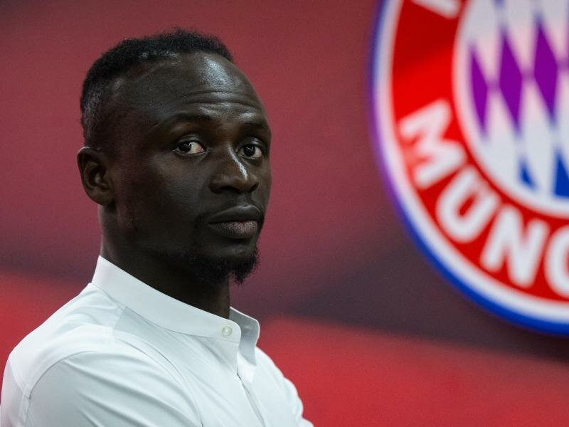 Sadio Mané wird beim FC Bayern offiziell als Neuzugang vorgestellt. Foto: Sven Hoppe/dpa