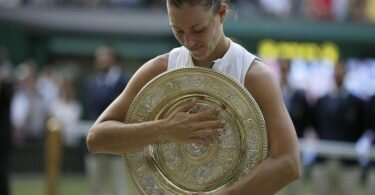 Angelique Kerber hatte 2018 das Turnier in Wimbledon gewonnen. Foto: Tim Ireland/AP/dpa
