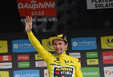 Primoz Roglic will nach seinem Sieg bei der Dauphiné-Rundfahrt auch bei der Tour angreifen. Foto: David Stockman/BELGA/dpa/Archivbild