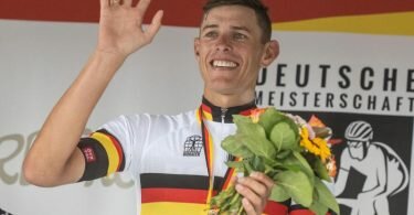 Einer von drei deutschen Bora-Profis bei der Tour de France: Straßenmeister Nils Politt. Foto: Bernd Thissen/dpa