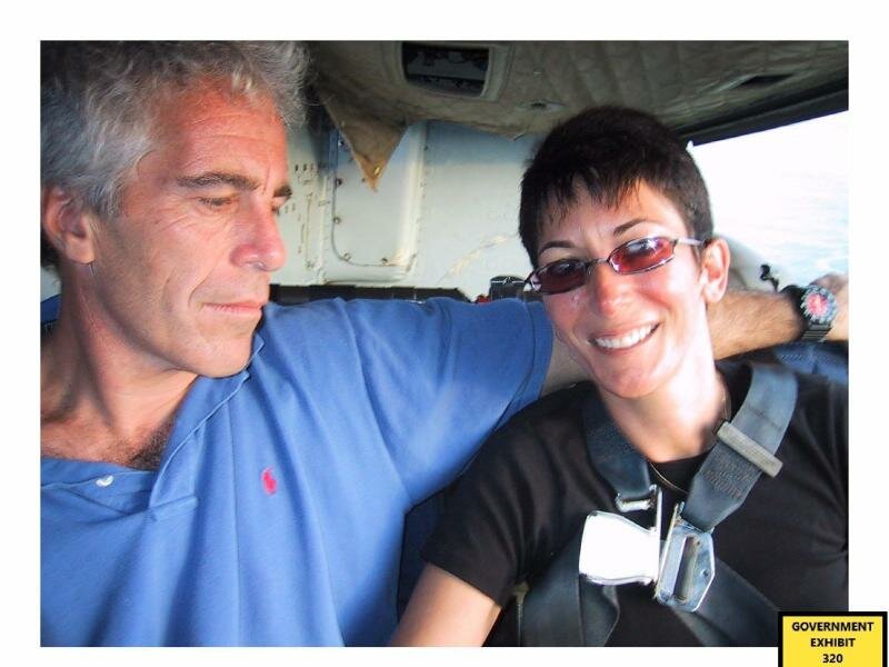 Undatiertes Foto von Ghislaine Maxwell mit Jeffrey Epstein. Foto: --/Us Department Of Justice/PA Media/dpa